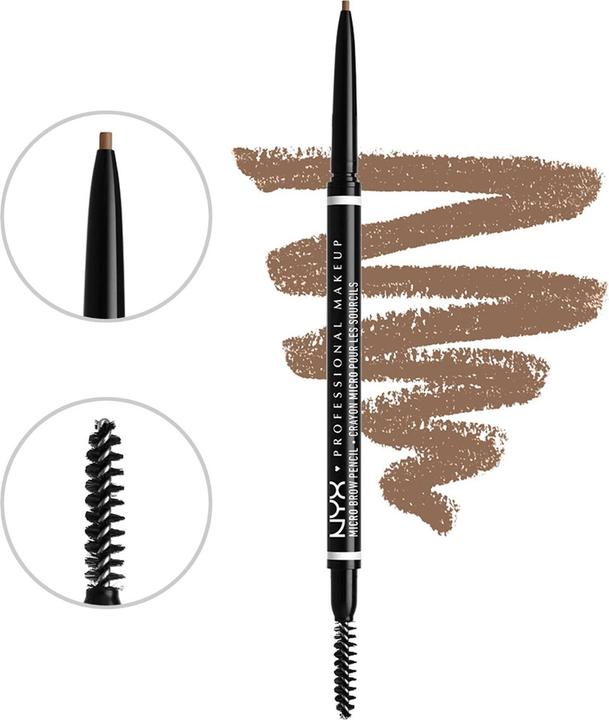 Actual product image NYX Professional Make-Up Micro Brow Pencil (Taupe)