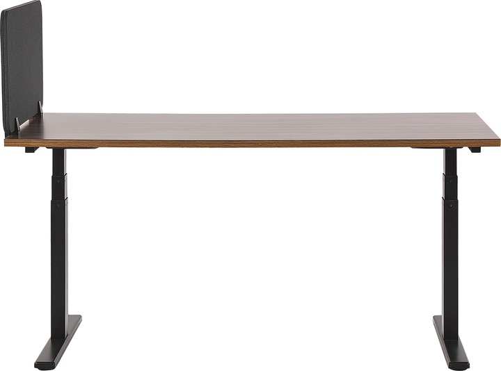 Immagine prodotto Beliani Divisorio per scrivania grigio scuro 80 x 40 cm WALLY (80 x 40 cm)