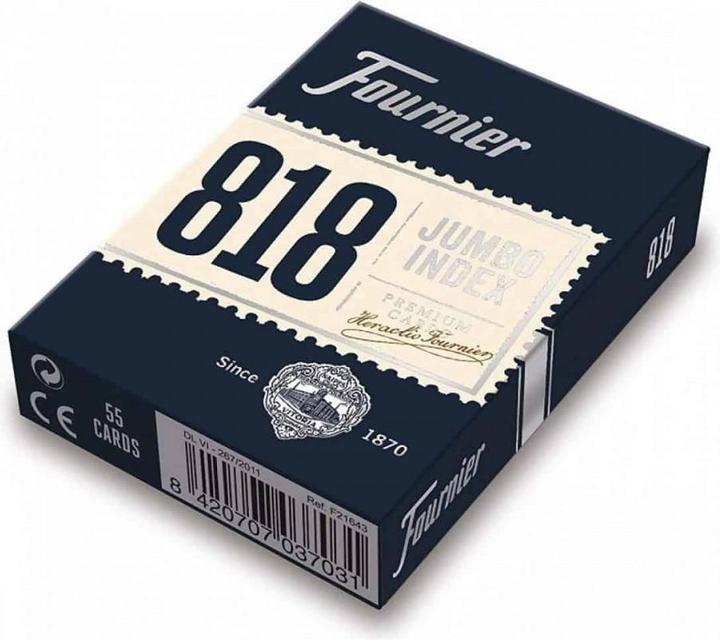 Image du produit Bicycle Cartes 818 - Rouge/Bleu (2 Jumbo -Index)
