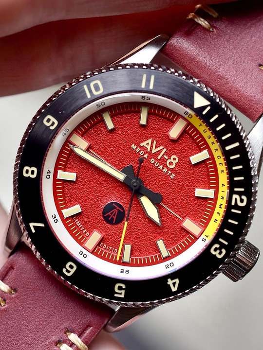 Produktbild AVI-8 AV-4103-04 Tuskegee Airmen Limited Edition Herrenuhr 40mm 5ATM (Analoguhr, 40 mm)