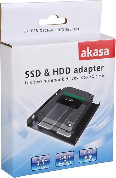 Image du produit Akasa AK-HDA-03 Cadre support pour 2.5" vers 3.5