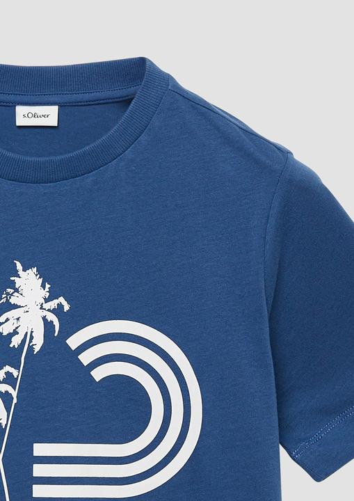Produktbild S.Oliver T-Shirt Jersey-T-Shirt mit gummiertem Frontprint (158, 164)