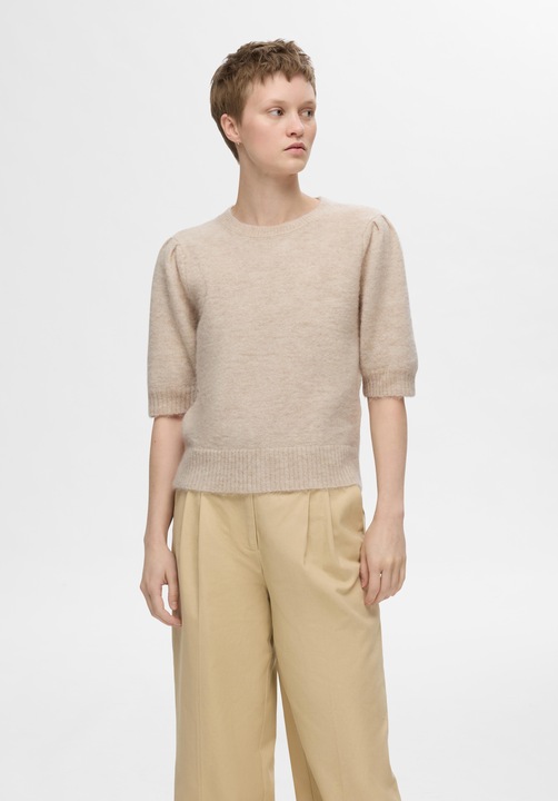 Image du produit Selected Femme Slflulu Ss Open Back Knit O-Neck Noos (XL)