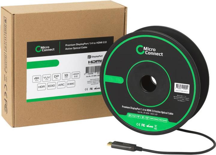 Produktbild MicroConnect Premium Optic DP (20 m)