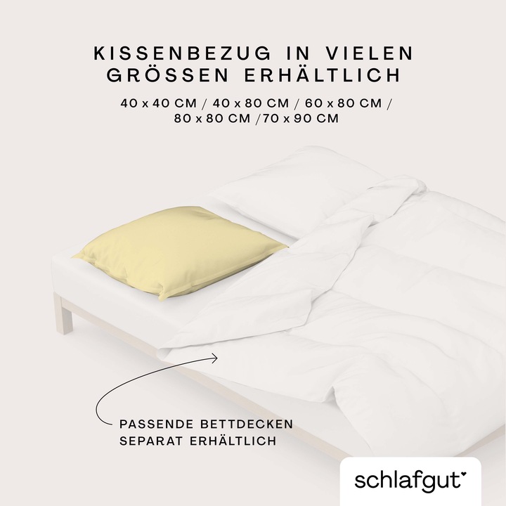 Immagine prodotto schlafgut Knitted Jersey (Copripiumino, 40 x 40 cm)