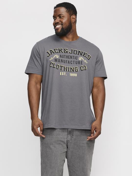 Actual product image Jack & Jones Jjelogo Tee Ss O-Neck 2 Col Aw24 S Pls (XXL)