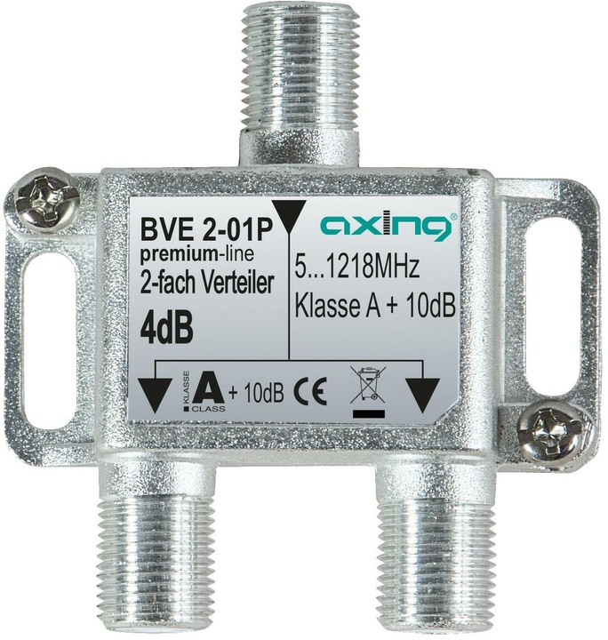 Produktbild Axing 2-fach Verteiler BVE 2-01P 51218 MHz Bauform 01 (Originalfernbedienung)