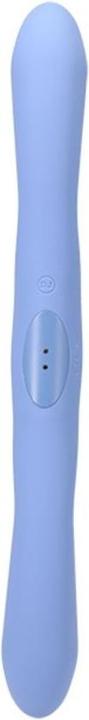 Actual product image Tryst Duet - Double Ended Vibrator with Wireless Remote - Periwinkle