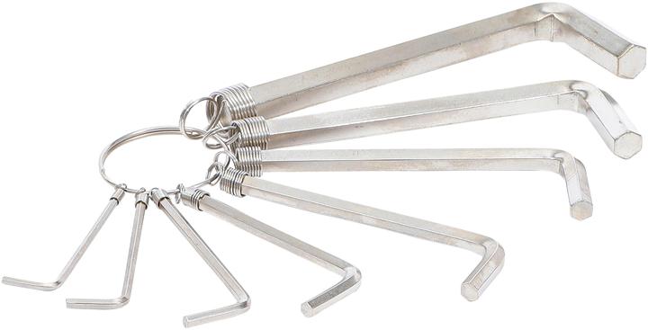 Image du produit BGS Jeu de clés allen six pans intérieurs 2 - 10 mm 8 pièces (Clé Allen)