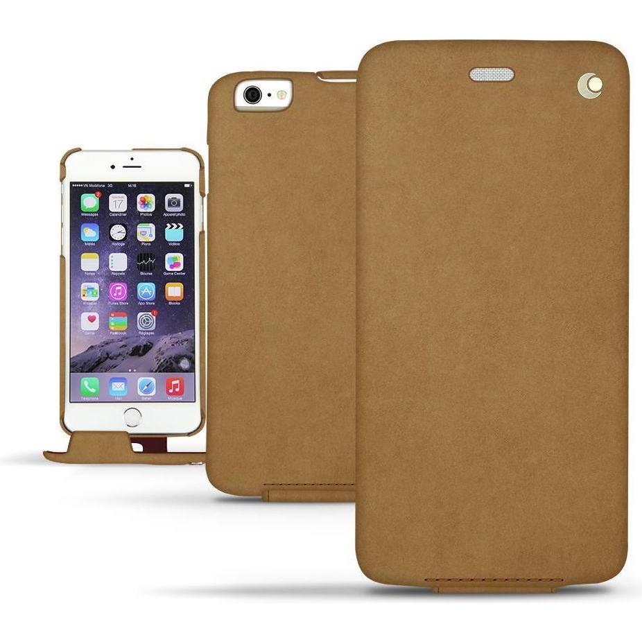 Noreve Lederschutzhülle vertikal (Apple iPhone 6 Plus), Smartphone Hülle, Braun