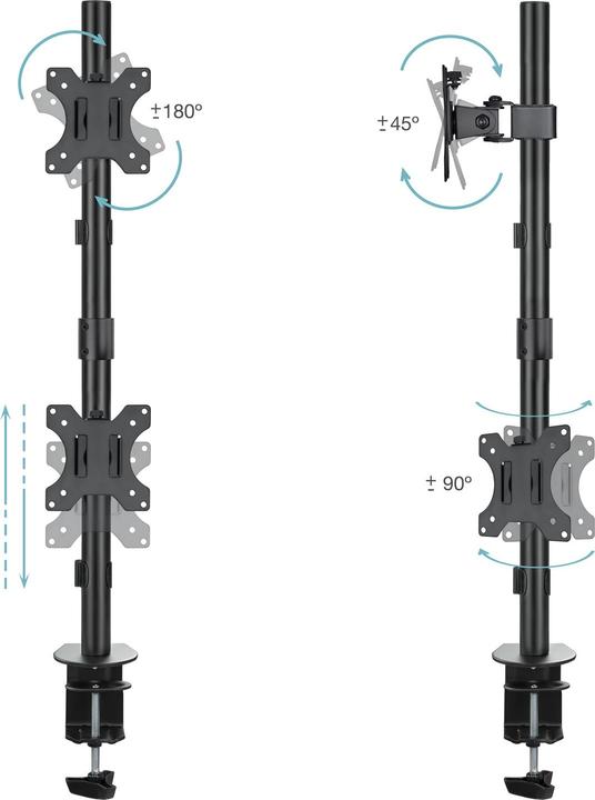 Produktbild Tooq Technology DB1233TNV-B (Tisch, 32", 16 kg)