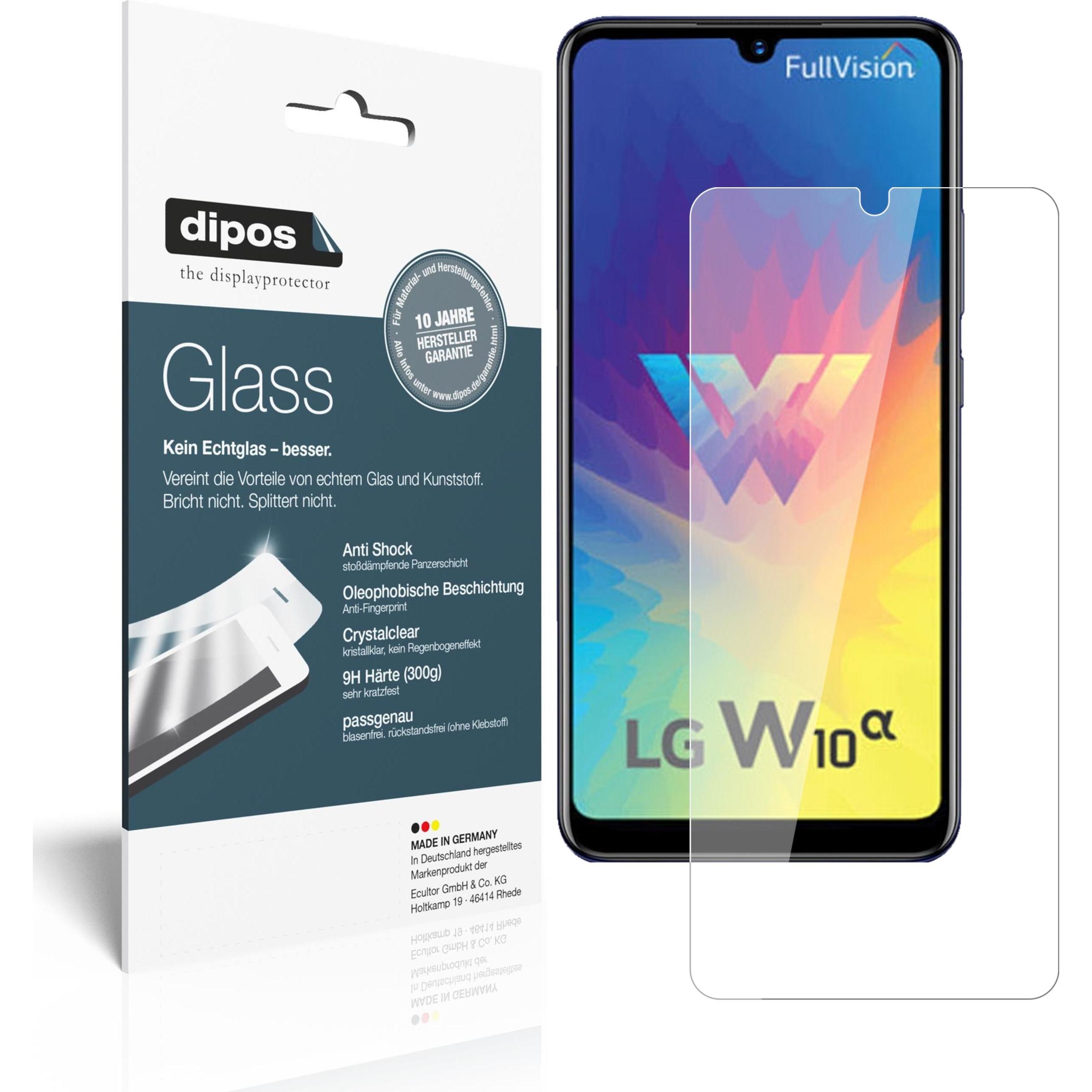 Dipos Displayschutz Anti-Shock (2 Stück, LG W10 Alpha), Smartphone Schutzfolie, Transparent