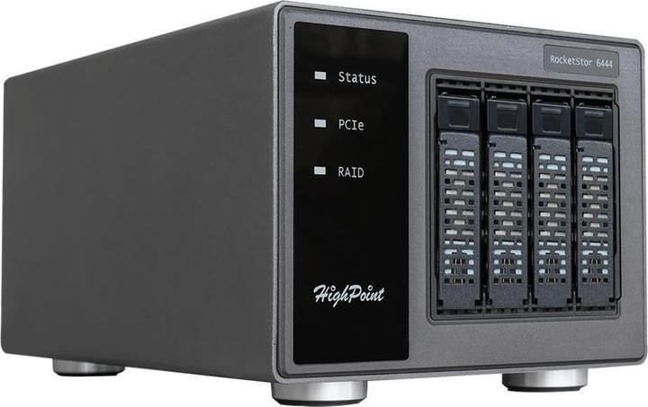 Actual product image HighPoint RocketStor SSD6444 2.5 external enclosure (2.5")