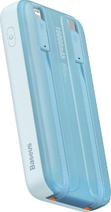 Produktbild Baseus Powerbank Comet with USB to USB-C cable, 10000mAh, 22.5W (blue) (10000 mAh, 22.50 W, 22.50 Wh)