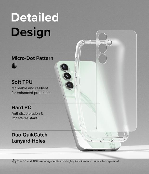 Produktbild Ringke Case for Galaxy S23 FE FUSION MATTE CLEAR (Samsung Galaxy S23 FE)