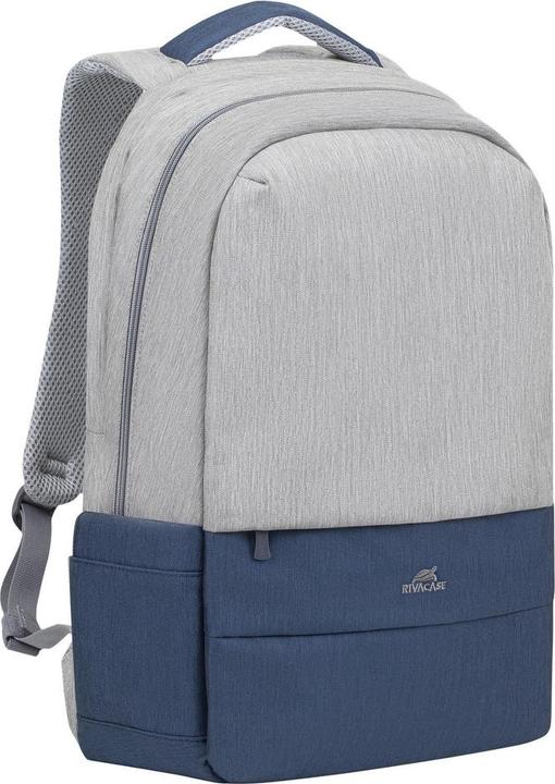 Actual product image Rivacase 7567 Grey Dark Blue Notebook Backpack up to 17.3"