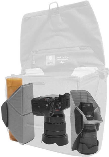 Actual product image Peak Design Everyday Messenger 13L camera bag, black (Camera shoulder bag, 13 l)