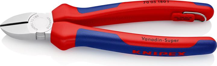 Primium PRIM 7005180TBK Knipex side cutters with safety eyelet (180 mm)