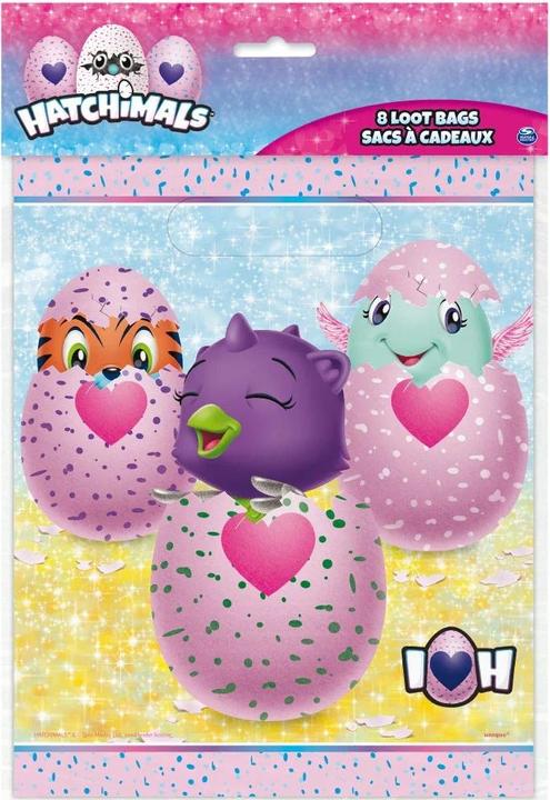 Actual product image Hatchimals Party Bags (Pack of 8) (Gift bag, 8 x)