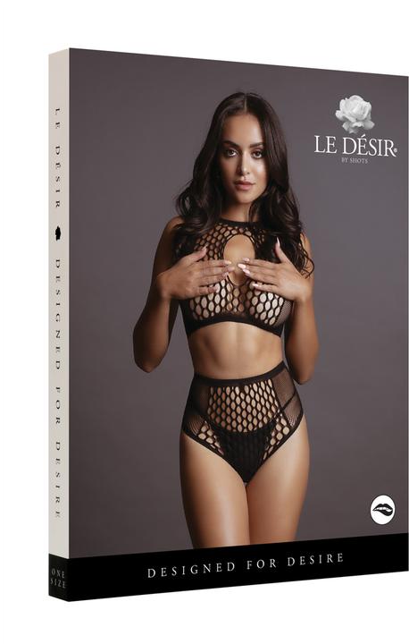 Image du produit Le Désir Duo Net Key-Hole Bra Set (Taille unique)
