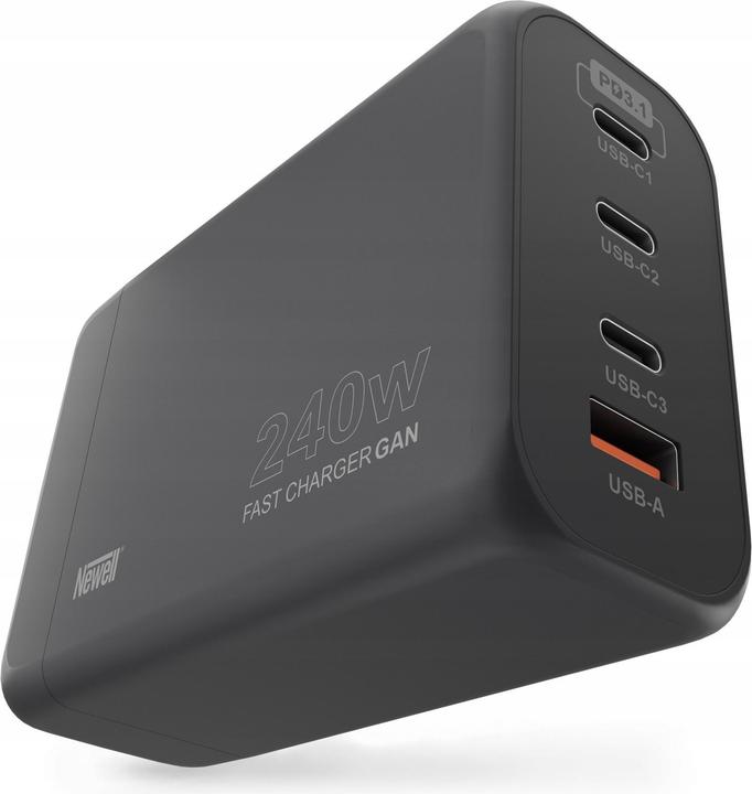 Newell GaN 240 W Netzladegerät – EU (240 W, 4 Ports)