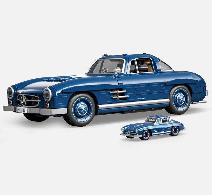 Actual product image Mattel Brick Shop Premium Series Mercedes-Benz 300 SL
