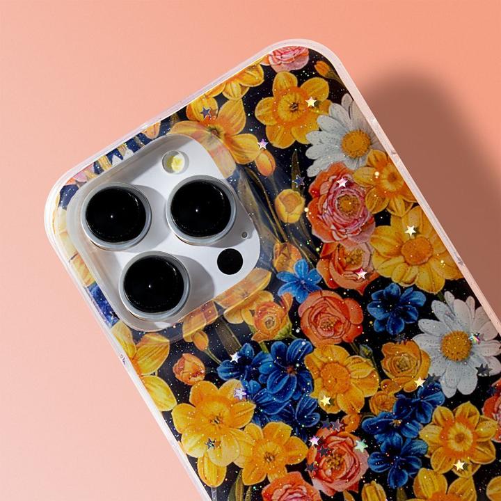 Produktbild OEM Glow Glam case for Samsung Galaxy A36 5G / A56 5G orange (Samsung Galaxy A56 5G)