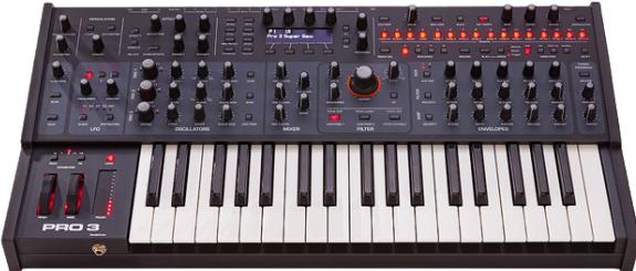 Actual product image Sequential PRO 3 synthesiser
