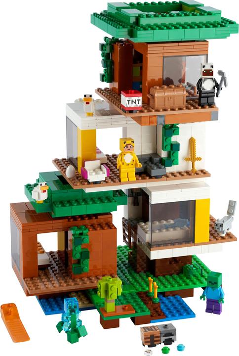 Immagine prodotto LEGO Minecraft 21174 La casa sull'albero moderna (21174, LEGO Minecraft)