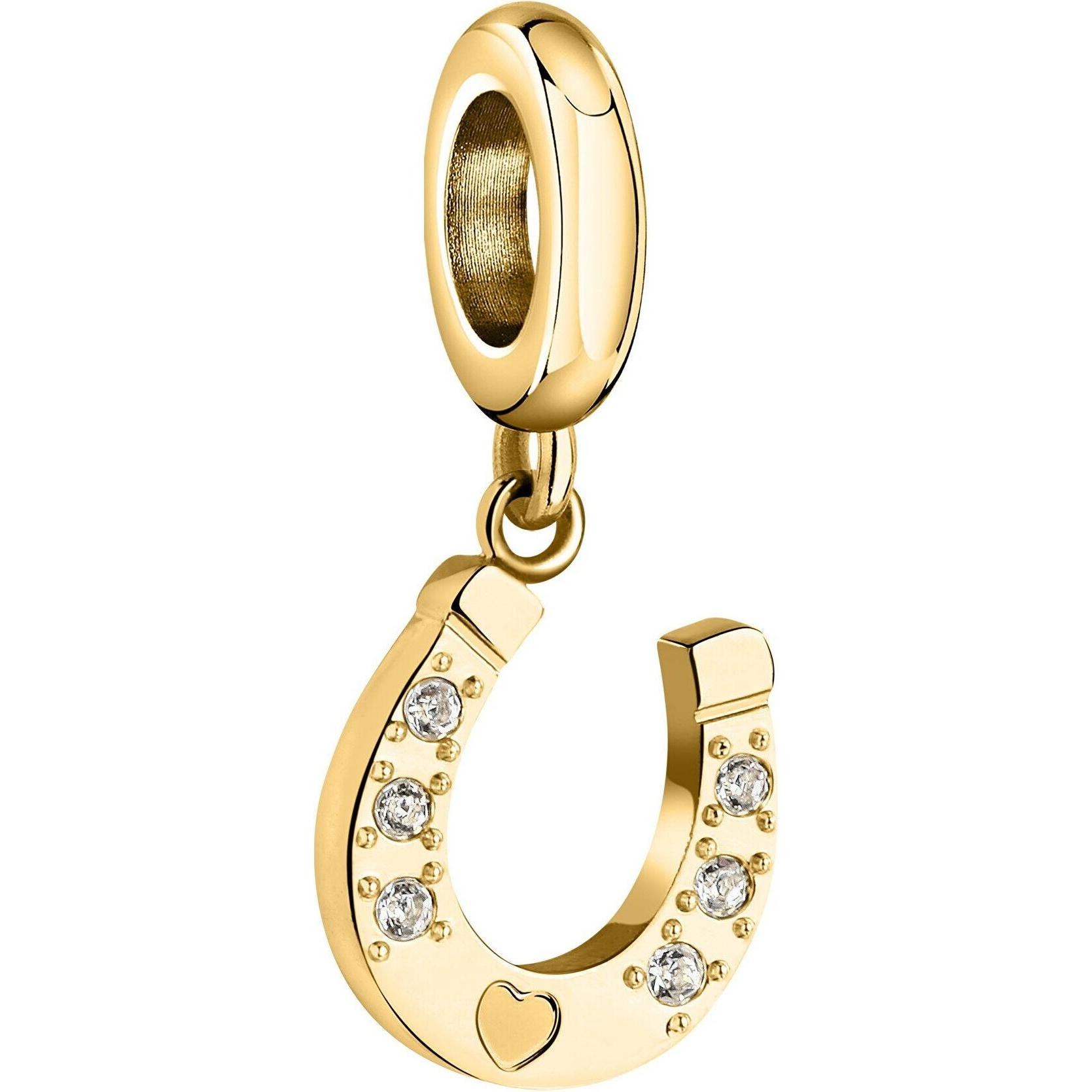 Morellato, Ciondolo collana, - Steel lucky pendant Horseshoe Drops SCZ1387, (Siderurgica)
