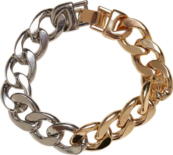Produktbild Urban Classics Heavy Two-Tone Bracelet (21 cm, 100% Zink Legierung)