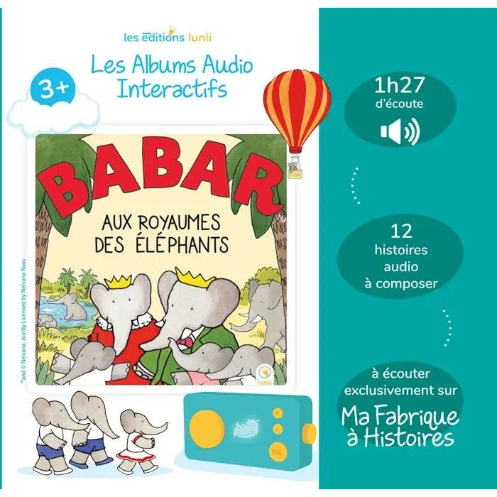 Image du produit Lunii Album Audio Interactif Babar Aux Royaumes Des Elephants 3+ (Fr) (Français)