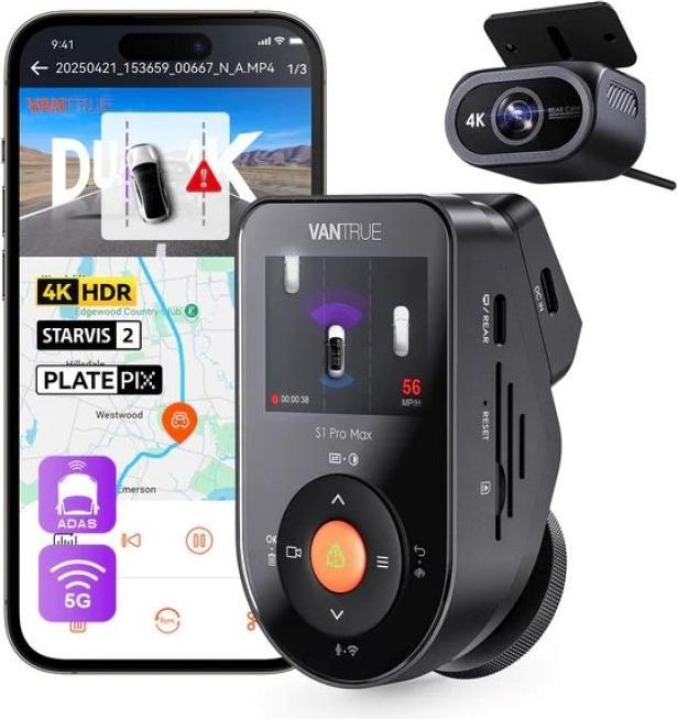 Actual product image Vantrue S1PRO MAX Videorekorder