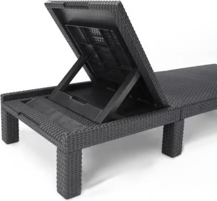 Image du produit Allibert Sonnenliege Daytona anthrazit - Rattanoptik (195 cm)