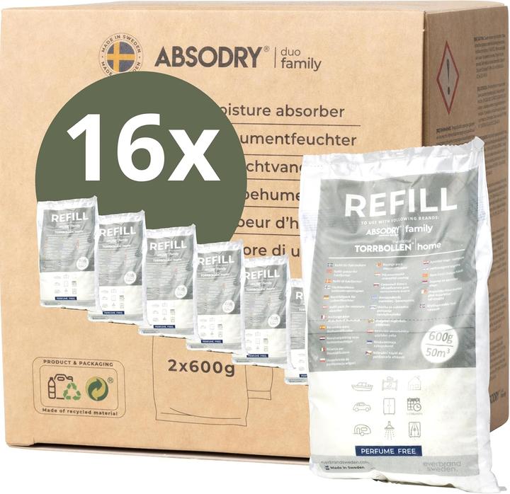 Immagine prodotto Absodry Luftentfeuchter Nachfüllpack, 16x600g (16 x)