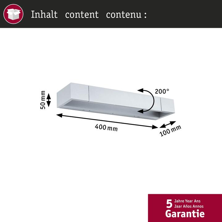 Actual product image Paulmann Wandleuchte Lucille (1300 lm)