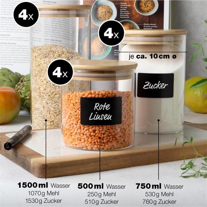 Actual product image Moritz & Moritz Storage jars (1.50 l)