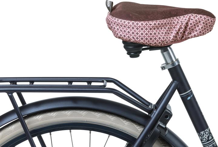 Actual product image Basil Bicycle Saddle Bohème Saddle Cover Red