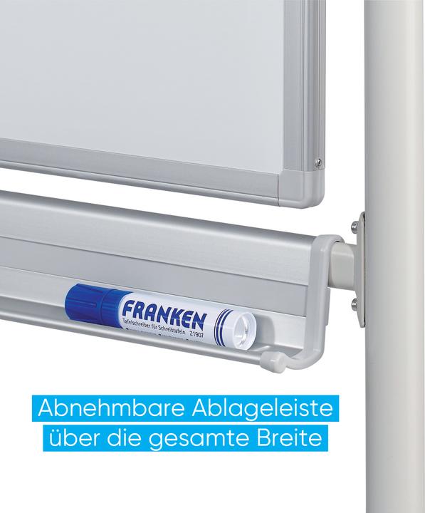 Actual product image Franken Whiteboard Mobile Pivot Enamel (180 x 120 cm)