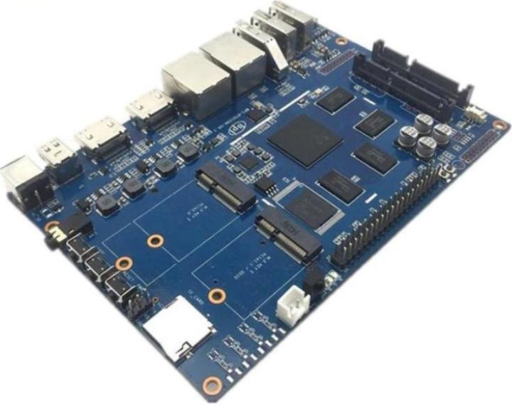 Actual product image Sinovoip BANANA PI BPI-W2 - Banana Pi BPI W2 - smart NAS router, RTD1296 chip design