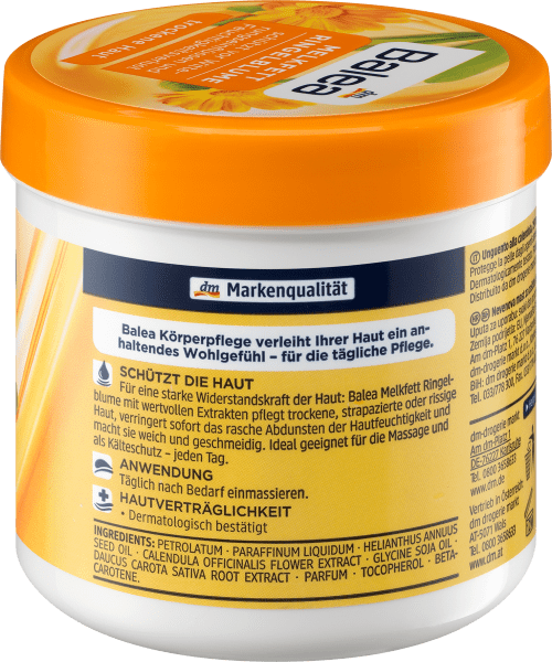 Productafbeelding dm Balea Melkvet Calendula (Lichaamscrème, 250 ml)