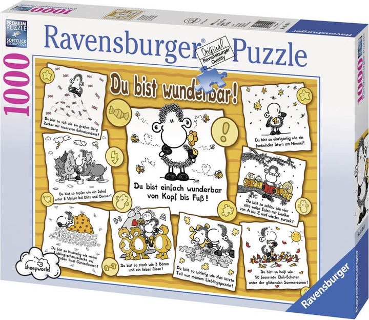 Produktbild Ravensburger sheepworld: Du bist wunderbar! (1000 Teile)