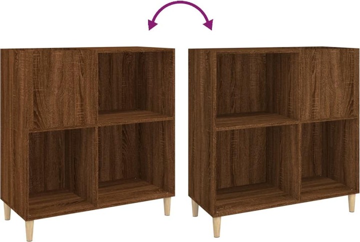 Produktbild VidaXL Plattenschrank Braun Eichen-Optik 84,5x38x89 cm Holzwerkstoff
