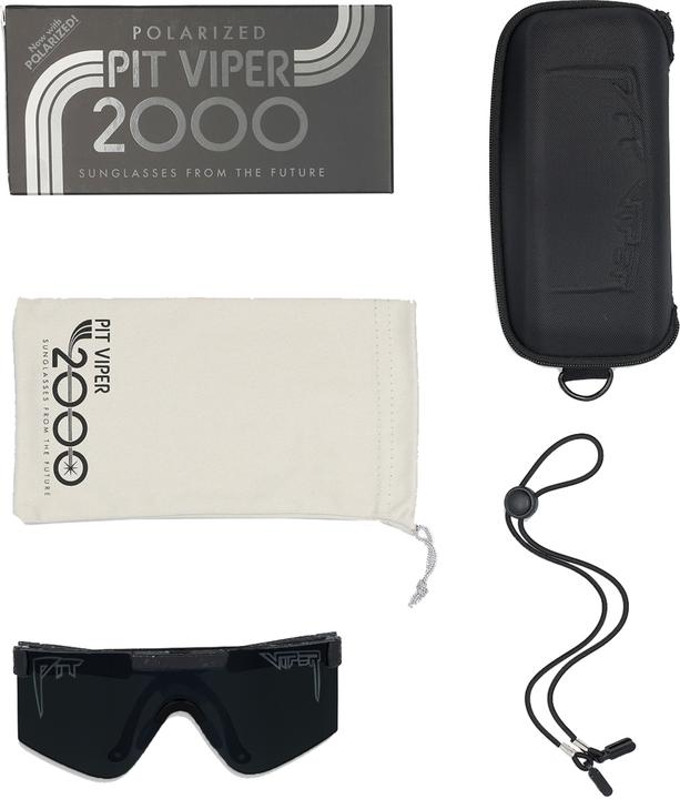 Actual product image Pit Viper The Blacking Out 2000 Polarized