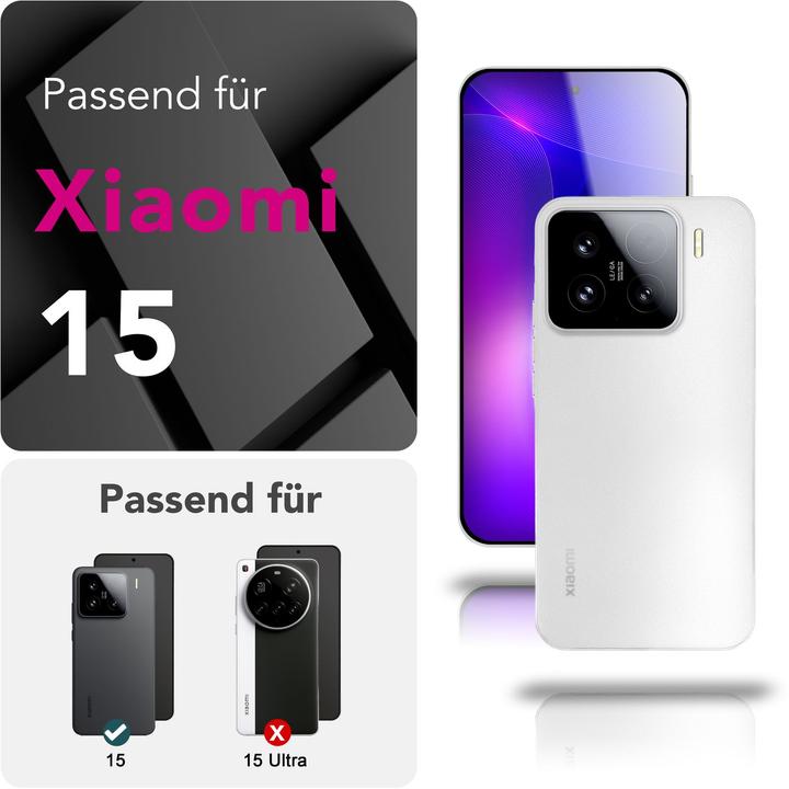 Produktbild Nalia Phantom - 0,3mm Extrem Dünn, Federleicht, Mattiert, Minimalistisch - Ultra-Slim Handycase (Xiaomi 15)