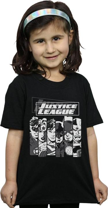 Immagine prodotto Justice League Stripes Maglietta Ragazze (152, 158)