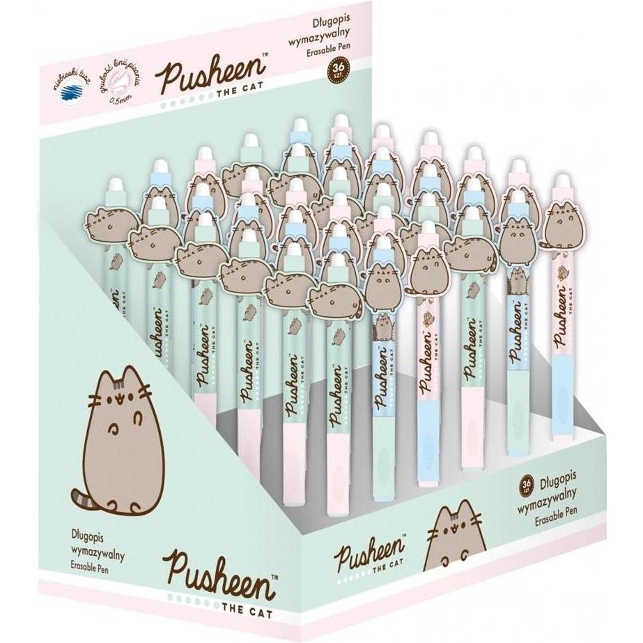 No Name, Penne, Radierbarer automatischer Stift mit ergonomischem Griff PUSHEEN p36 Mix Preis pro Stück (36 x)