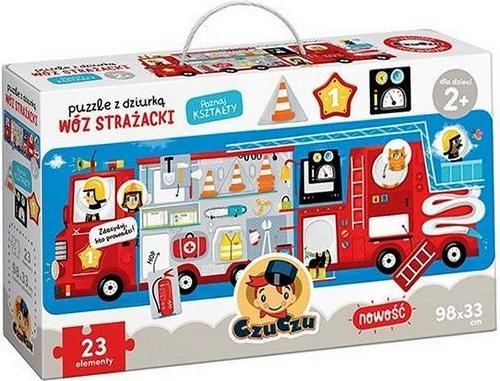 Produktbild Czuczu Puzzle mit einem Loch Feuerwehrauto 23 Elemente (23 Teile)