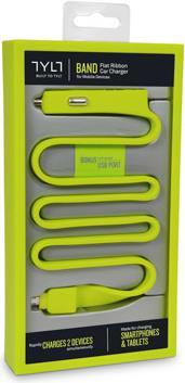 Actual product image Tylt Band, Car Charger + USB
