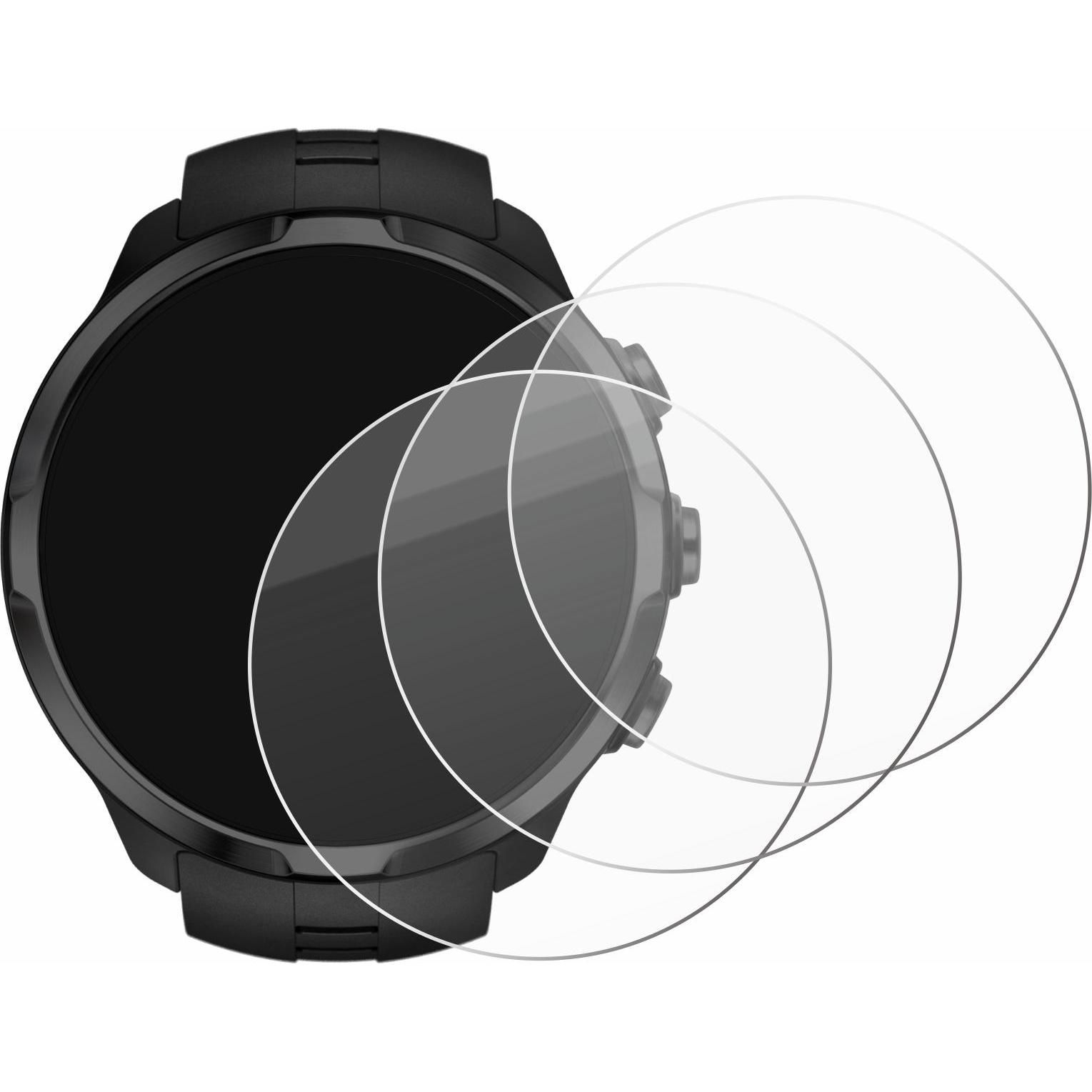 Thumbnail - Savvies Panzerglas Hartglas Displayschutz, Smartwatch Schutzfolie, Transparent